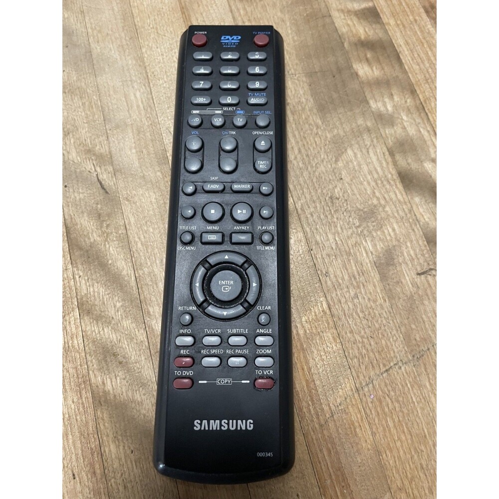 Samsung model AK59-000345 DVD/TV remote control